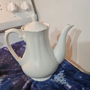 Classic White Teapot